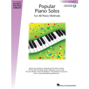 HLSPL POPULAR PIANO SOLOS LEV 2 2ND EDITION BK/OLA