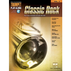 CLASSIC ROCK TRUMPET PLAY ALONG V3 BK/OLA