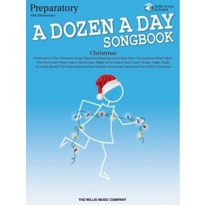 A DOZEN A DAY CHRISTMAS SONGBOOK - PREP BK/OLA