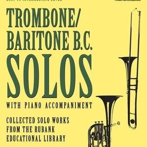 RUBANK BOOK OF TROMBONE/BARITONE SOLOS EASY-INTERM BK/OLM