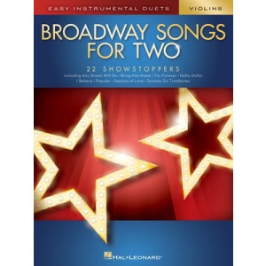 BROADWAY SONGS FOR TWO VIOLINS