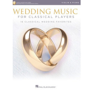WEDDING MUSIC CLASSICAL PLAYERS VIOLIN/PIANO BK/OLA