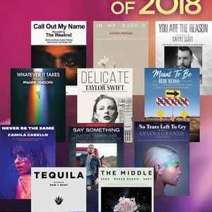 TOP HITS OF 2018 EASY GUITAR NOTES & TAB