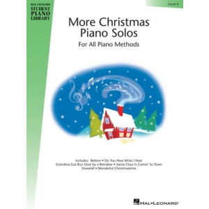 HLSPL MORE CHRISTMAS PIANO SOLOS LEVEL 4
