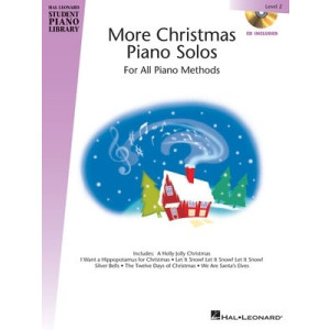 HLSPL MORE CHRISTMAS PIANO SOLOS LEV 2 BK/CD