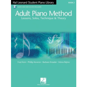 HLSPL ADULT PIANO METHOD BK 2 BK/OLA