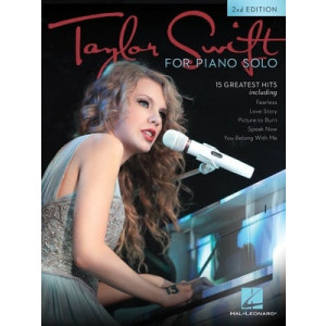 TAYLOR SWIFT FOR PIANO SOLO 2ND EDITION