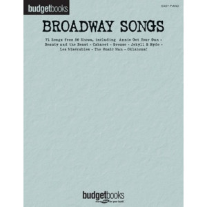 BUDGET BOOKS BROADWAY SONGS EASY PIANO