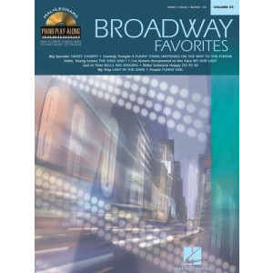 BROADWAY FAVORITES PIANO PLAY ALONG BK/CD V56