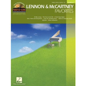 LENNON MCCARTNEY FAV PIANO PLAY ALONG BK/CD V68