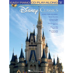 DISNEY CLASSICS EASY PIANO PLAY ALONG V23 BK/CD