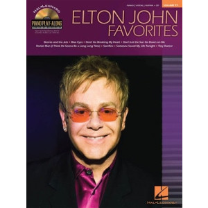 ELTON JOHN FAVORITES PIANO PLAY ALONG BK/CD