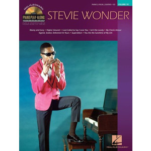 STEVIE WONDER PIANO PLAY ALONG BK/CD V111