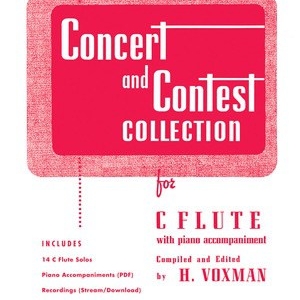 CONCERT AND CONTEST COLLECTION FLUTE BK/OLM
