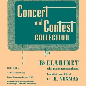 CONCERT AND CONTEST COLLECTION CLARINET BK/OLM