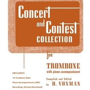CONCERT AND CONTEST COLLECTION TROMBONE BK/CD