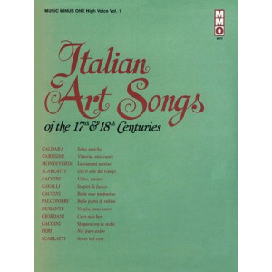 ITALIAN ART SONGS 17TH 18TH CENT V1 HIGH BK/CD