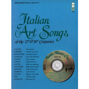 ITALIAN ART SONGS 17TH 18TH CENT V1 LOW BK/CD