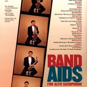 BAND AIDS CONCERT BAND FAVS ALTO SAX BK/CD