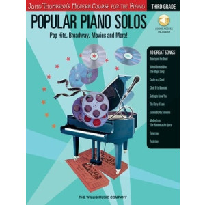POPULAR PIANO SOLOS GRADE 3 BK/OLA