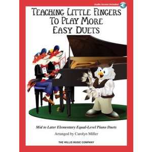 TEACHING LITTLE FINGERS TO PLAY MORE EASY DUETS BK/CD