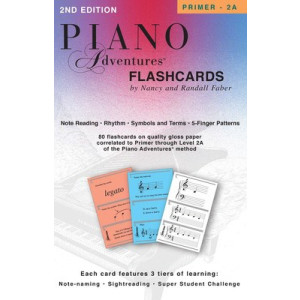 PIANO ADVENTURES FLASHCARDS IN A BOX