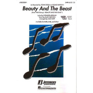 BEAUTY AND THE BEAST SATB ARR HUFF