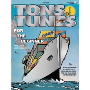 TONS OF TUNES BEGINNERS BK/CD TRUMPET