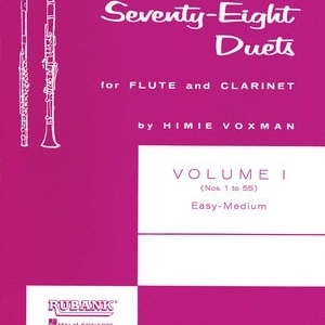 78 DUETS FOR FLUTE AND CLARINET VOL 1