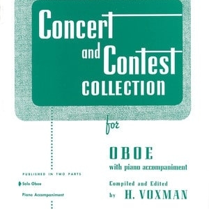 CONCERT AND CONTEST OBOE SOLO PART