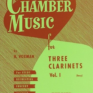 CHAMBER MUSIC 3 CLARINETS BK 1