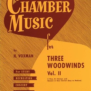 CHAMBER MUSIC FOR 3 WOODWIND VOL 2 FLU/OBOE/CLA