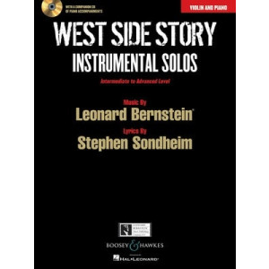 WEST SIDE STORY VIOLIN AND PIANO BK/CD INT-ADV