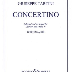 TARTINI - CONCERTINO IN F CLARINET/PIANO