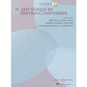 ART SONGS 15 BY BRITISH COMPOSERS HIGH BK/CD