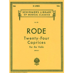 RODE - 24 CAPRICES FOR VIOLIN