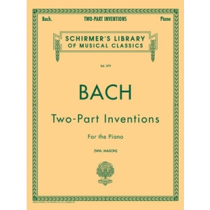 BACH - 15 2 PART INVENTIONS FOR PIANO