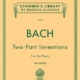 BACH - 15 2 PART INVENTIONS FOR PIANO