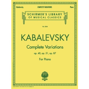 KABALEVSKY - COMPLETE VARIATIONS FOR PIANO