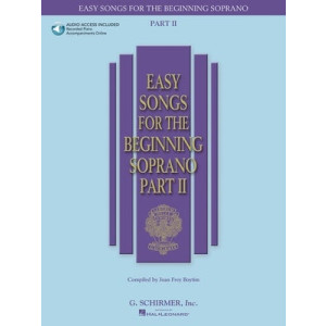 EASY SONGS FOR THE BEGINNING SOPRANO PT 2 BK/OLA