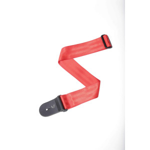 D'Addario Seat Belt Guitar Strap,  Red
