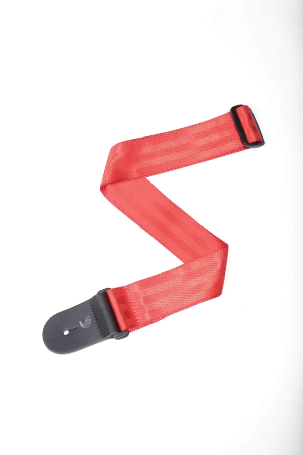 D'Addario Seat Belt Guitar Strap,  Red