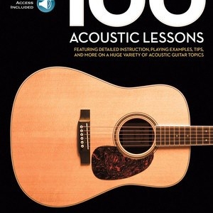 100 ACOUSTIC LESSONS GUITAR GOLDMINE BK/OLA
