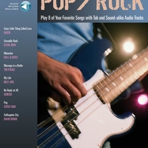 POP ROCK BASS PLAY ALONG V3 BK/CD