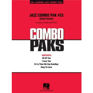 JAZZ COMBO PAK 33 (COLE PORTER) W/CD JZCO