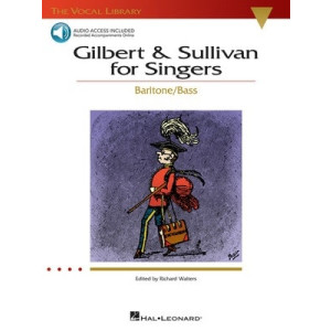 GILBERT & SULLIVAN FOR SINGERS BK/CD BAR/BASS