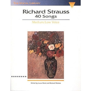 RICHARD STRAUSS 40 SONGS MEDIUM/LOW VOICE