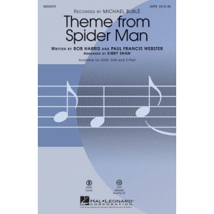 THEME FROM SPIDER MAN SATB