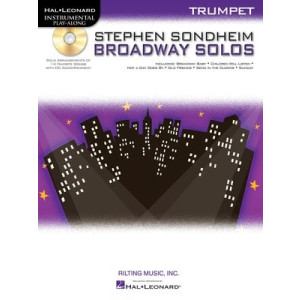 STEPHEN SONDHEIM BROADWAY SOLOS BK/CD TRUMPET