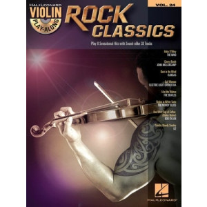 ROCK CLASSICS VIOLIN PLAY ALONG BK/CD V24